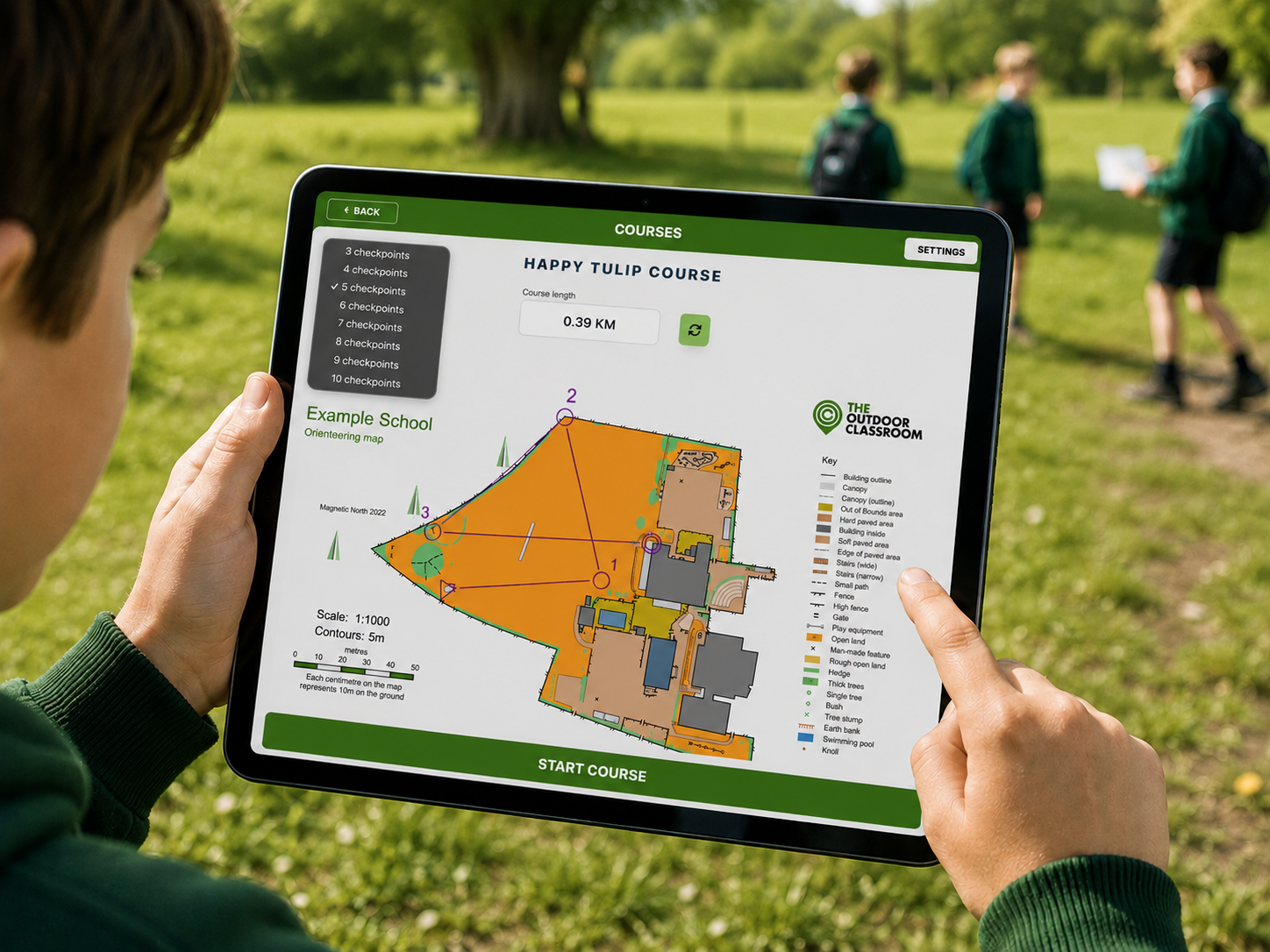 Unlimited learning and orienteering